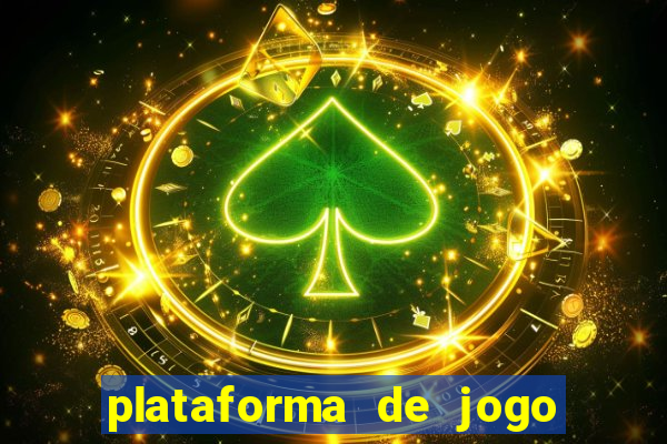 plataforma de jogo nova pagando